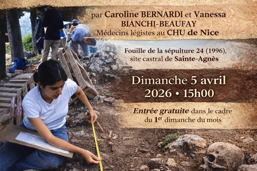 Conférence à Menton : vie et mort au château médiéval de Sainte-Agnès